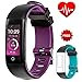 AUNEY Fitness Tracker Color Screen Sport Band Smart Wristband Bracelet Waterproof Bluetooth Activity Heart Rate Sleep Monitor Pedometer sport band for IOS and Android