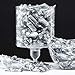 Silver Foils Chewy Taffy Candy, 1-Pound Bag of Silver Color Themed Kosher Candies Individually Wrapped Pineapple Fruit-Flavored Taffies (NET WT 454g, About 63 Pieces)