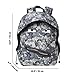 ZIPIT Grillz Backpack for Kids with Extra Side Pocket, Camo Grey
