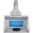 OPHIR Airbrush Spray Booth, Super Power Portable Air Brush Paint Spray Booth with Filter LED Lights for Model Painting, Hobby, Crafts, Cake, T-Shirt