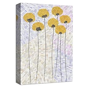 Abstract Mosaic Collage Painting Artwork for Home Framed