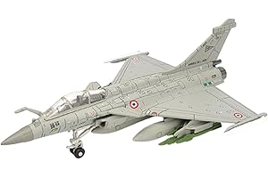 Menolana 1:72 French Fighter Jet Model Plane DIY Assembly Airplane Toy Attack Fighter Model for Cafes Livingroom Office Table
