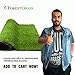 Forest Grass 7FT x 13FT Artificial Carpet Fake Grass Synthetic Thick Lawn Pet Turf for Dogs Perfect for Indoor/Outdoor, 13 7 91 Square ft, Green