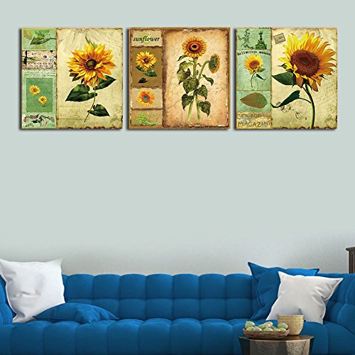 Bright, Bold and Charming Sunflower Wall Decorations | Home Wall Art Decor