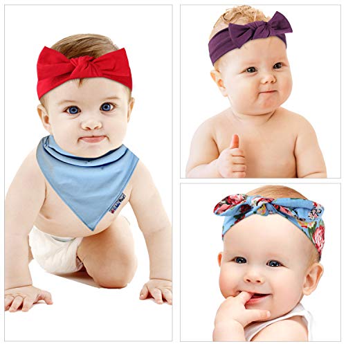 Baby Headbands Elastic Hair Wraps Headbands for Baby Girls,Newborn,Toddler and Children - Thumbnail 5