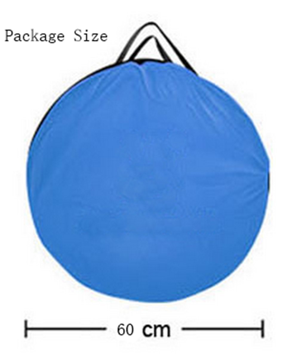 Ghlee Family 2-3 Person Camping Hiking Outdoor Tent Fully automatic Three seconds Speed to Oen Tent 200 x 150 x 120 CM Blue