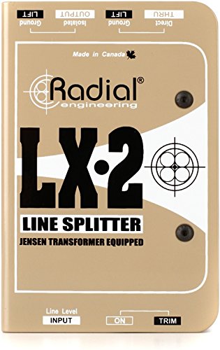 Radial LX2 2-channel Balanced Line Splitter w/Isolation