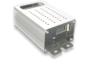 MGCSTEM PWM 0-30s Soft Start/Soft Stop Variable Speed DC Motor Speed Controller Battery Low Voltage Protection Recoverable Overcurrent Protection PWM Switch Control 9-70V 40A