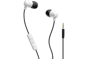Skullcandy Jib Wired Earbuds with 3.5mm AUX Plug - White | 3.5mm Wired Earbuds, In-Ear Headphones, Noise Isolating Fit, In-Li