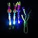 BTToyy 36 Pcs Led Light Arrow Rocket Copters, Amazing Helicopter Flying Toy, Slingshot Arrows, Party Favor For Kids ( Random Color)