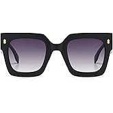 ADE WU Trendy Oversized Sunglasses Womens Ladies Designer Big Large Chunky Square Sun Glasses UV400