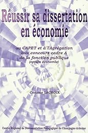 Réussir sa dissertation en économie