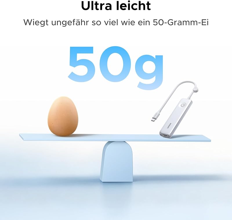Revodok Pro Kompakt USB C Hub 10Gbps, Tragbarer Multiportadapter