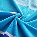 Exclusivo Mezcla 100% Cotton Beach Towel, Pool Towel Gradient Blue Striped (30