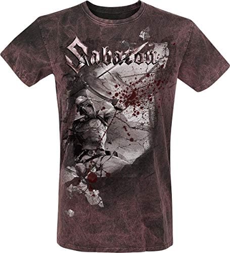 Sabaton Sparta T-Shirt Grey-red