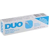 DUO Strip Eyelash Adhesive Clear, for Fake Strip Lash, 0.5 oz, 1-Pack
