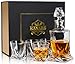 Whiskey Decanter Set with Glasses, KANARS 27oz Crystal Liquor Decanter In Luxury Gift Box for Bourbon Alcohol Cognac Scotch Brandy, Unique Men Gift for Housewarming Father's Day Wedding