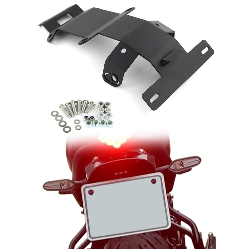 TMAX 560 TECHMAX License Plate Holder LED Light For YAMAHA T MAX 560 TECH MAX T-MAX 560