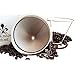Pour Over Stainless Steel Coffee Dripper-4 Cup Drip Cone Best Reusable Manual Pourover Paperless Dripper Brewer No Rust Cone Ultra Fine Filter Fast Easy to Use and Clean Portable Maker