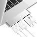 Purgo USB C Hub Adapter Dongle for 2019 MacBook Air, 2019-2016 MacBook Pro 16",15",13", Ultra Slim Type C Hub with 4K HDMI, 100W Power Delivery, 40Gbps Thunderbolt 3 5K@60Hz and 2xUSB 3.0 (Silver)
