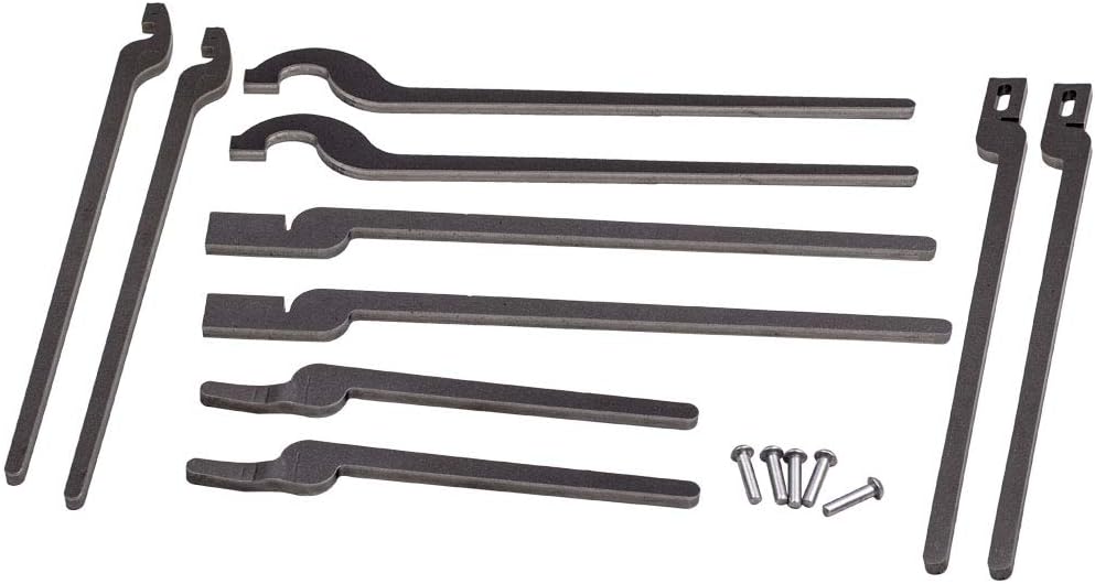 Steel Rapid Tongs bundle Kit With Scroll Tongs Bolt V-Bit Tongs Slot Flat Jaw Tong with Rivet Five Types