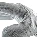Illinois Glove Company 470XL Waterproof 3M Thinsulate Lined Suede Leather Palm Gloves XL, Gray, Suede Cowhide Leather Palm Work Gloves, Waterproof Lining, Rubberized Safety Cuff