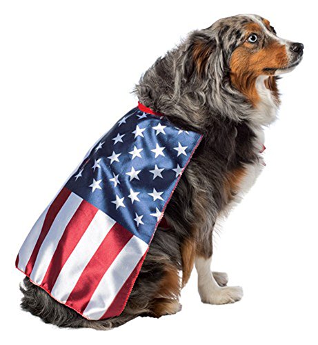 USA Flag Dog Cape Costume