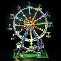 Briksmax Led Lighting Kit for Ferris Wheel - Compatible with Lego 10247 Building Blocks Model- Not Include The Lego Set