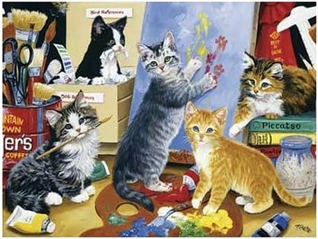 FX Schmidt Studio Kittens Linda Picken 1000 Piece Jigsaw Puzzle