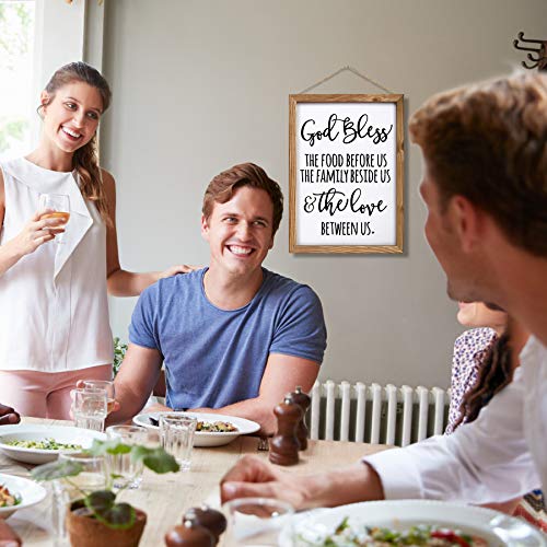 Funny Modern Farmhouse Decor Sign 2 in 1 Wash Your Hands and Say Your