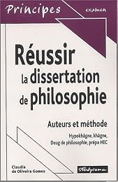 Réussir la dissertation de philosophie
