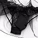 Crossdress Panties Feeshow Men's Jockstrap Lace Briefs Sissy Pouch Underwear Ruffle Skirted Black X-Large