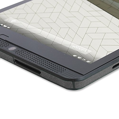 Skinomi Brushed Steel Full Body Skin Compatible with NVIDIA Shield Tablet K1 (Full Coverage) TechSkin with Anti-Bubble Clear Film Screen Protector
