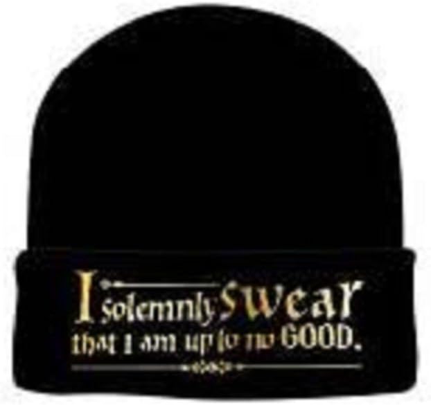 Harry Potter Beanie Map Marauder Map Black