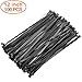 OneLeaf Cable Ties 12 Inch Heavy Duty Zip Ties with 120 Pounds Tensile Strength for Multi-Purpose Use, Self-Locking UV Resistant Nylon Tie Wraps, Indoor and Outdoor Tie Wire.Black, 100 Pcs