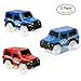 DOMIRE 3 Pack Car Track Replacement Toy Car Glow in The Dark Racing Track Accessories Compatible with Most Tracks