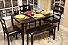 Home Life 150232 Life Home 5pc Dining Dinette Table Chairs & Bench Set Espresso Brown