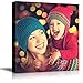 NWT Custom Canvas Prints with Your Photos for Family, Personalized Canvas Pictures for Wall to Print Framed 12x12 inches