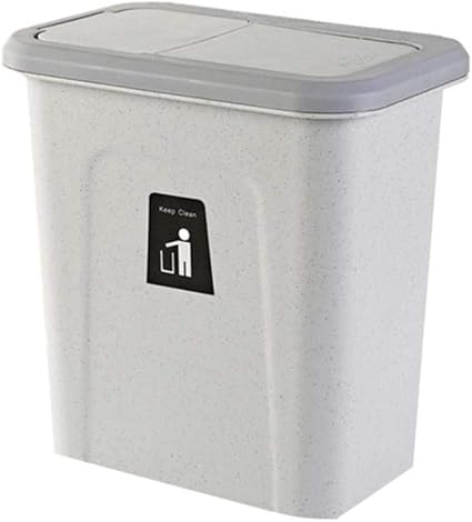 Botes de basura 8L colgantes Papelera Cubo de la basura la puerta del