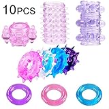 LiveLove 10pcs/Set C rings Premium Quality Silicone - Improved Stimulation