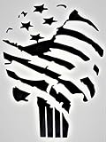 Punisher Skull United States Flag America USA