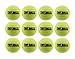 PetSport Tuff Ball - Medium Tennis Balls for Dogs, Chew Toy for Aggressive Chewers, Fetching, Natural Rubber, Certified Non-Toxic, Won't Wear Down Teeth - 2.5