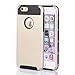 iPhone 6s Plus Case, Lumsing Rose Gold Protective Hard Soft Rubber Dual Layer Hybrid Heavy Duty Impact Rugged Case for Apple iPhone 6/6s Plus(5.5