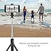 Selfie Stick, EEPIRR Selfie Stick Tripod with Built-in Bluetooth Remote for iPhone X/iPhone 8/8 Plus/iPhone 7/7 Plus/iPhone 6 Plus, Galaxy S9/S9 Plus/S8/S8 Plus/S7/Note 8, Huawei, More