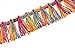 Marsha Q Multicolor Knitting Yarn Tassel Fringe Woolen Trim Boho Ribbon 5 Yard for Sewing Crafts Scarf Braiding Home Textiles Belts Headpiece Designing Decorating Embroidery Clothing