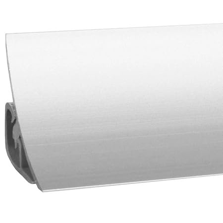 HOLZBRINK Küchenabschlussleiste Vollaluminium Küchenleiste Aluminium Wandabschlussleiste Arbeitsplatten 23x23mm 150 cm