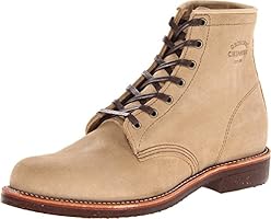 Chippewa 1901M27 Men's 6-in Suede Service Boot Sand 14 D US
