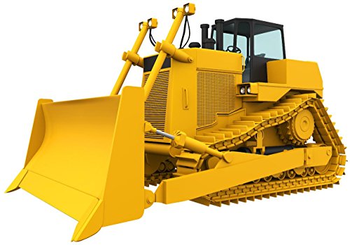 36" Tracklayer Dozer #2 Wall Sticker Decal Graphic Art Childrens Toy Play Room Heavy Machinery Outdoors Game Man Cave Bedroom Office Living Room Decor New