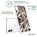 True Color Case for iPhone Xs, iPhone X Camo Case - Clear Shield Real HD Camouflage Printed on Clear Back - Soft and Hard Thin Shock Absorbing Dustproof Protective Bumper Cover