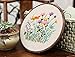 Embroidery Kits with Colorful Flower and Plant Designs; Embroidery Starter Sets with Patterns – Perfect Embroidery Beginner Kit with Hoop, Threads, Tools and Stamped Cloth